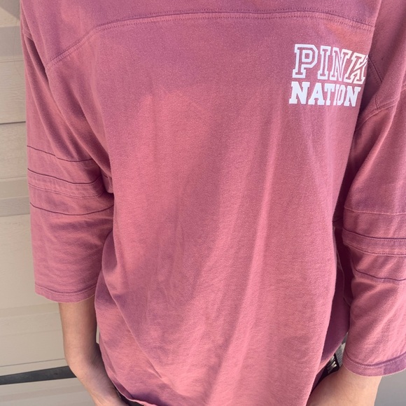 Pink VS 3/4 Sleeve Shirt - Picture 2 of 3